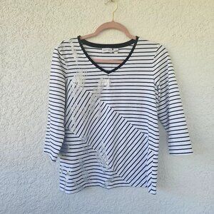 Chicos Black & White Shirt